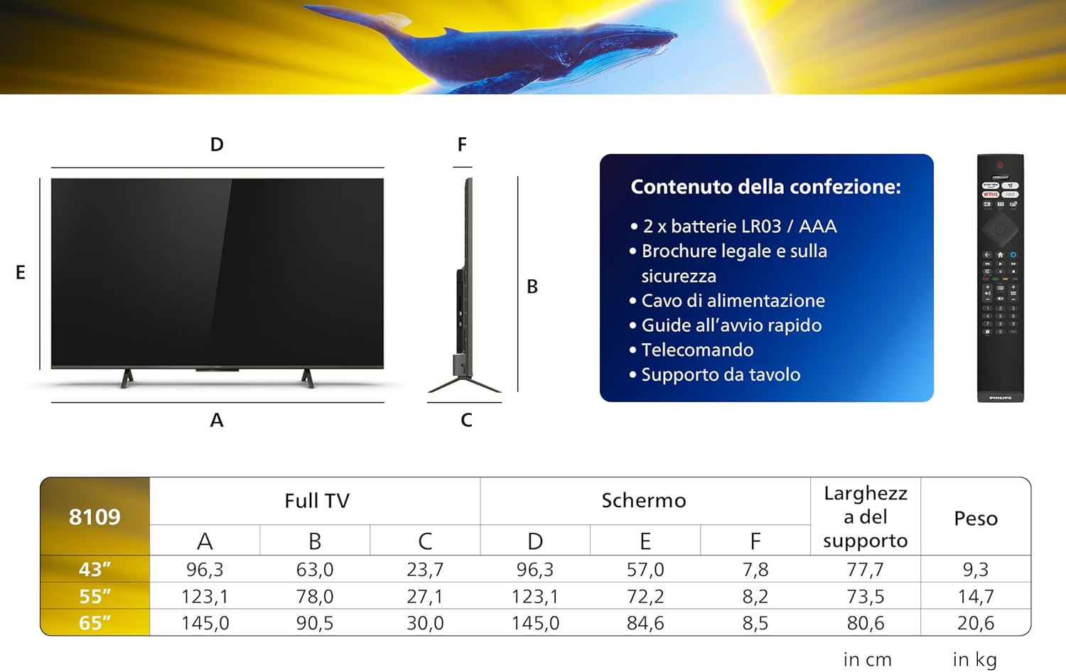 Ambilight 55PUS8109 4K LED Smart TV - 55-Inch Display with Titan OS Platform, Pixel Precise Ultra HD and Dolby Atmos Sound, Works with Alexa and Google Voice Assistant - Satin Chrome