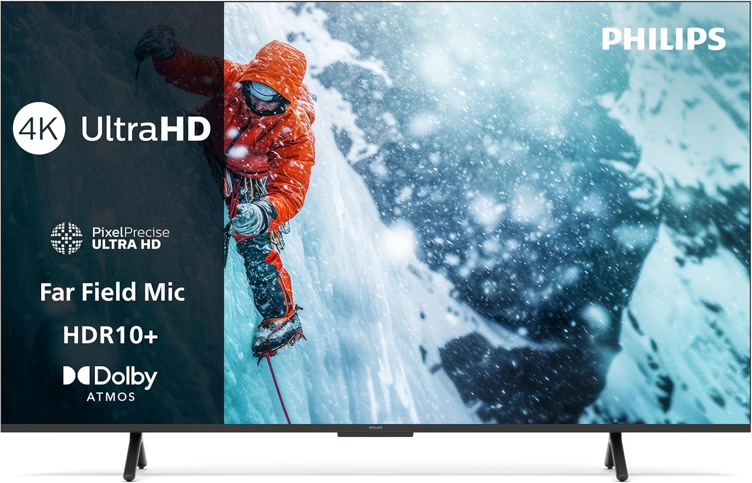 55PUS7200 4K LED Smart TV - 55-Inch Display with Titan OS Platform, Pixel Precise Ultra HD and Dolby Atmos Sound - Works with Alexa and Google Voice Assistant