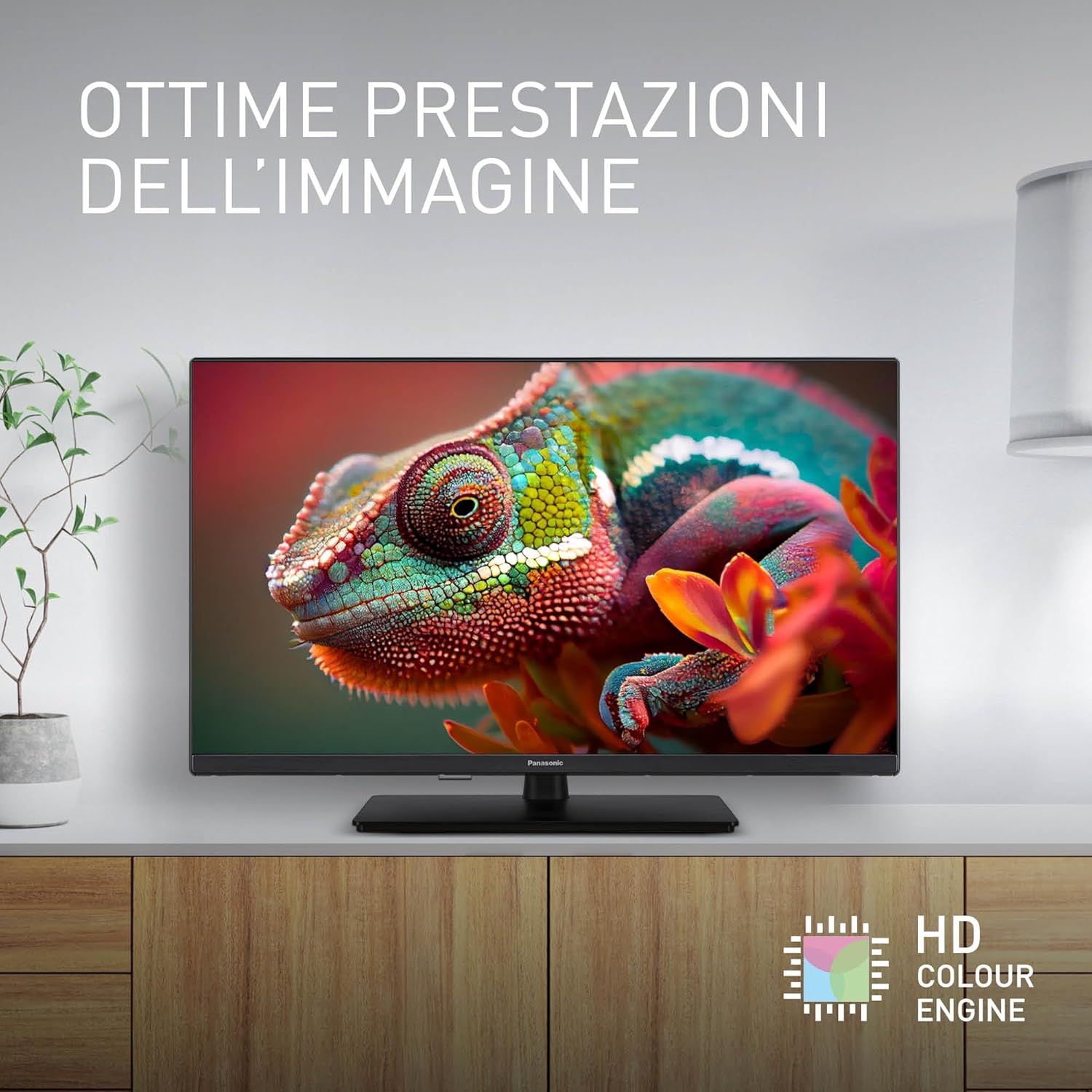 Panasonic TV-32S55AEZ, Series S55 32 Inch Smart LED TV Full HD, 2024, Fire TV, HD Color Engine, HDR, Alexa Voice Control, Game Mode, Media Player, for an Optimal Viewing Experience