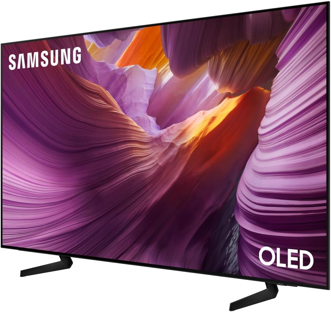 OLED 4K Vision AI Smart TV 65'' QE65S85FAEXZT, NQ4 AI Gen2 Processor, 4K AI Upscaling, Glare Free, Dolby Atmos & OTS Lite, Contour Design, Entertainment Package, 2025