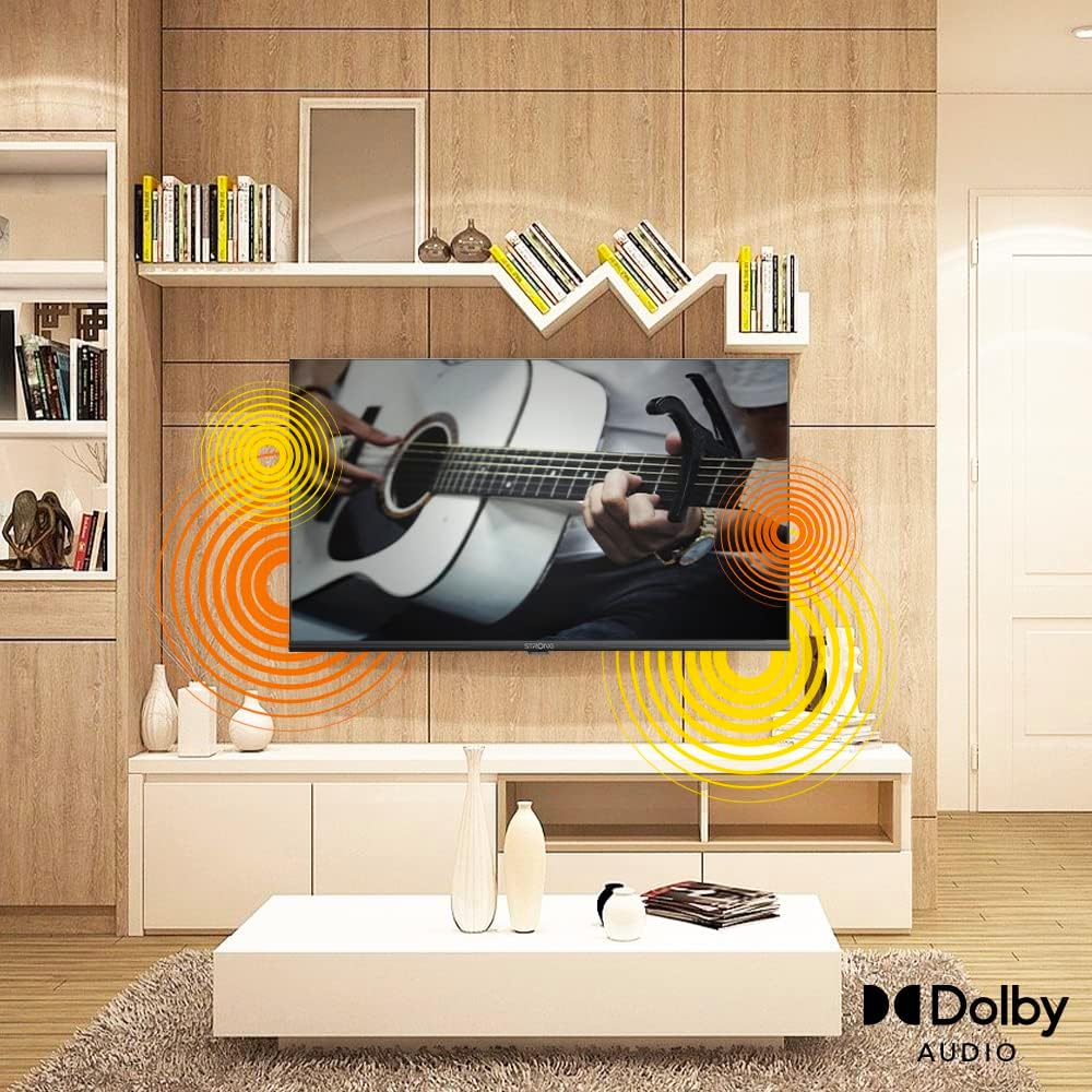 Strong - Smart TV 40″ (100 cm) Full HD SRT40FD5553 - with Android TV - Outstanding Picture Quality - Triple Tuner - 3 HDMI Ports (1 ARC) + 2 USB Ports + AV + Antenna/Satellite Input - Black