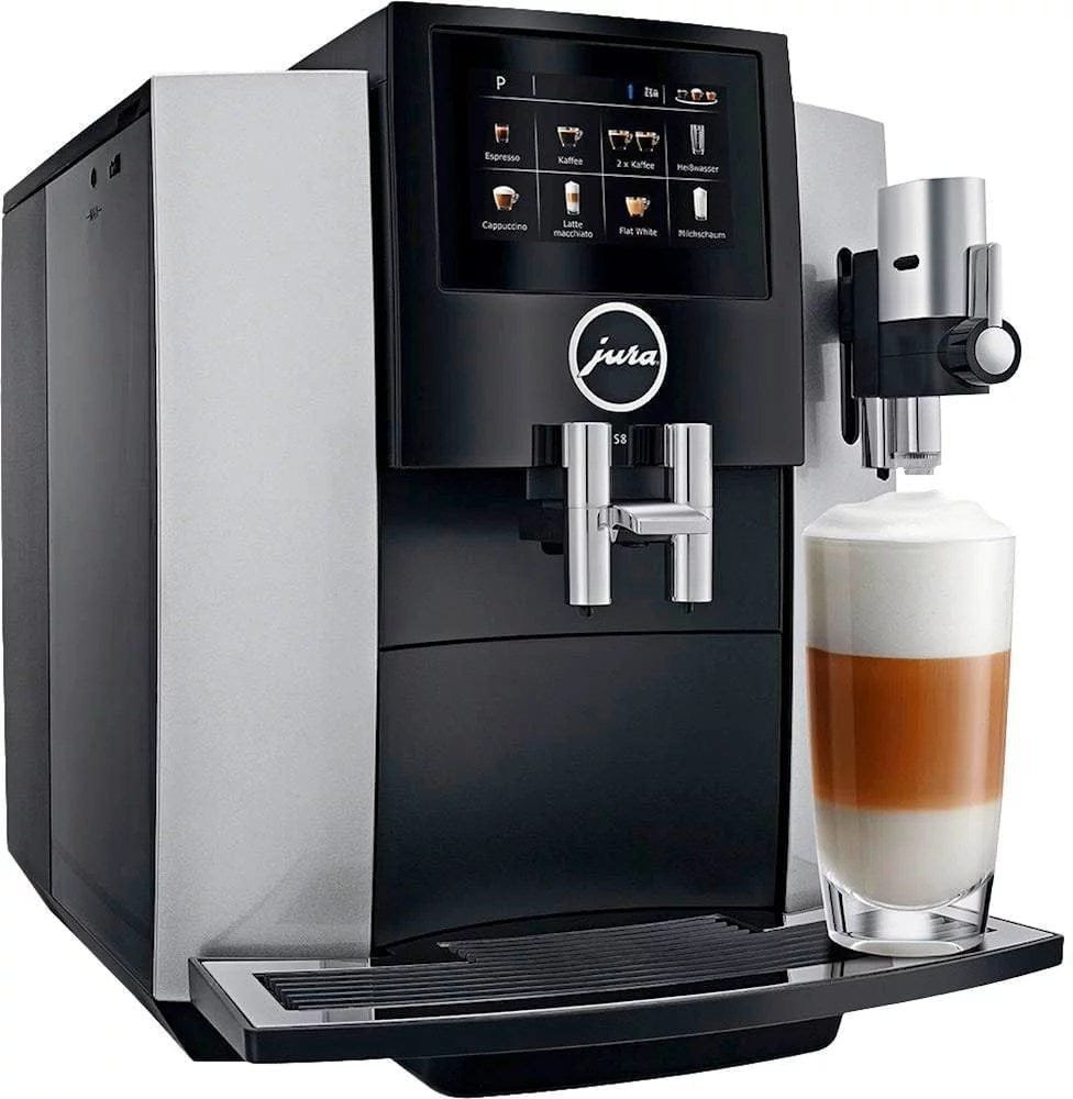 Jura S8 Espresso Machine with 15 bars of pressure and Milk Frothier