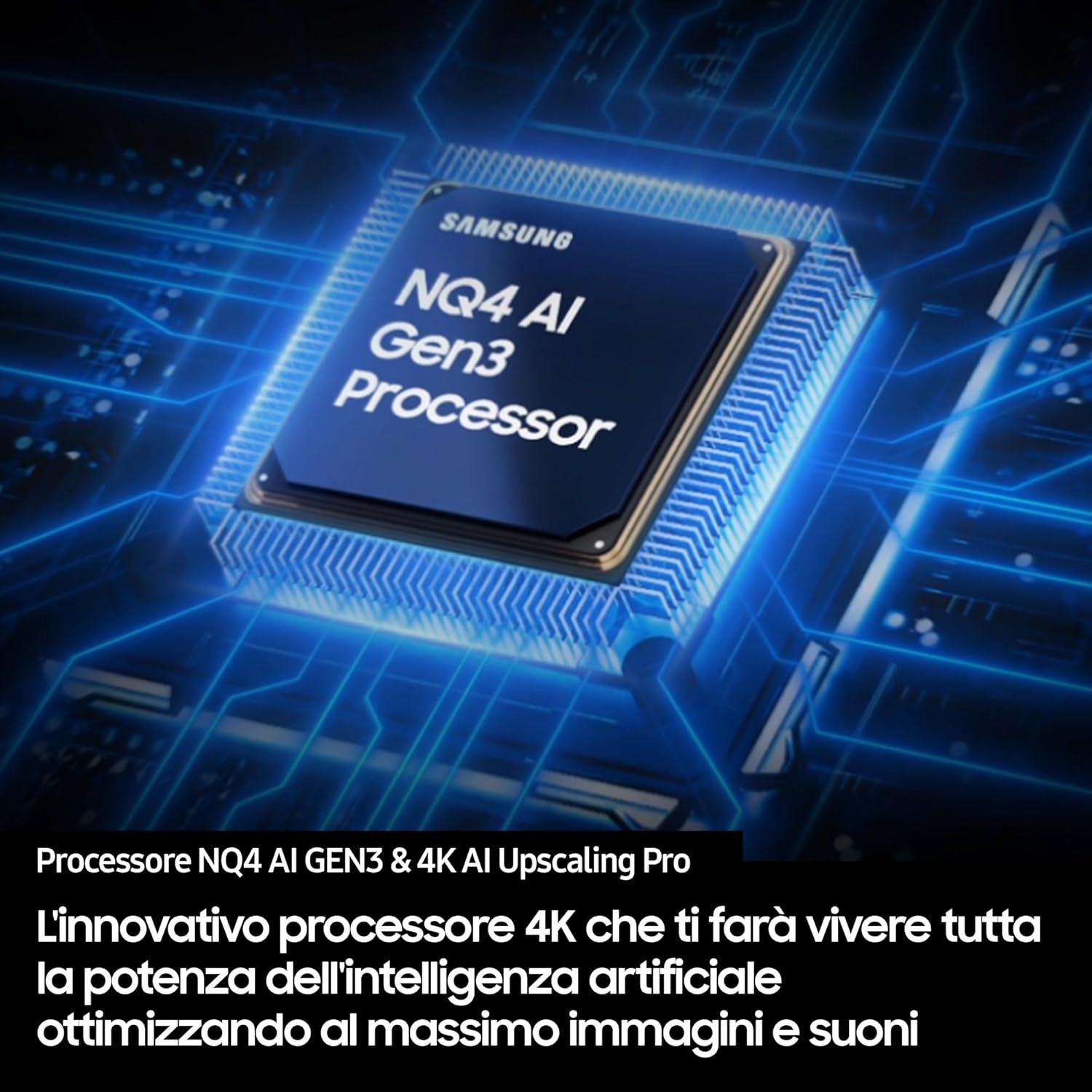OLED 4K Vision AI Smart TV 65'' QE65S95FAEXZT, NQ4 AI Gen4 Processor, 4K AI Upscaling, Glare Free, Dolby Atmos & OTS+, Infinity One Design, Entertainment Package, 2025