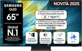 OLED 4K Vision AI Smart TV 65'' QE65S95FAEXZT, NQ4 AI Gen4 Processor, 4K AI Upscaling, Glare Free, Dolby Atmos & OTS+, Infinity One Design, Entertainment Package, 2025