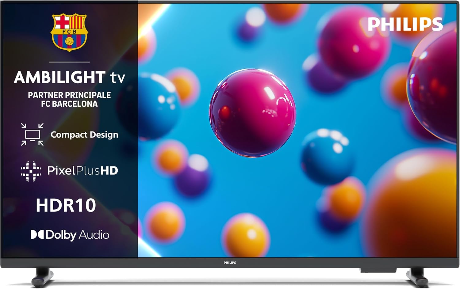 32PFS6900 HD LED Smart TV - 32-Inch Display with Pixel Plus, Titan OS Platform and Dolby Digital Sound - Works with Alexa and Google Voice Assistant