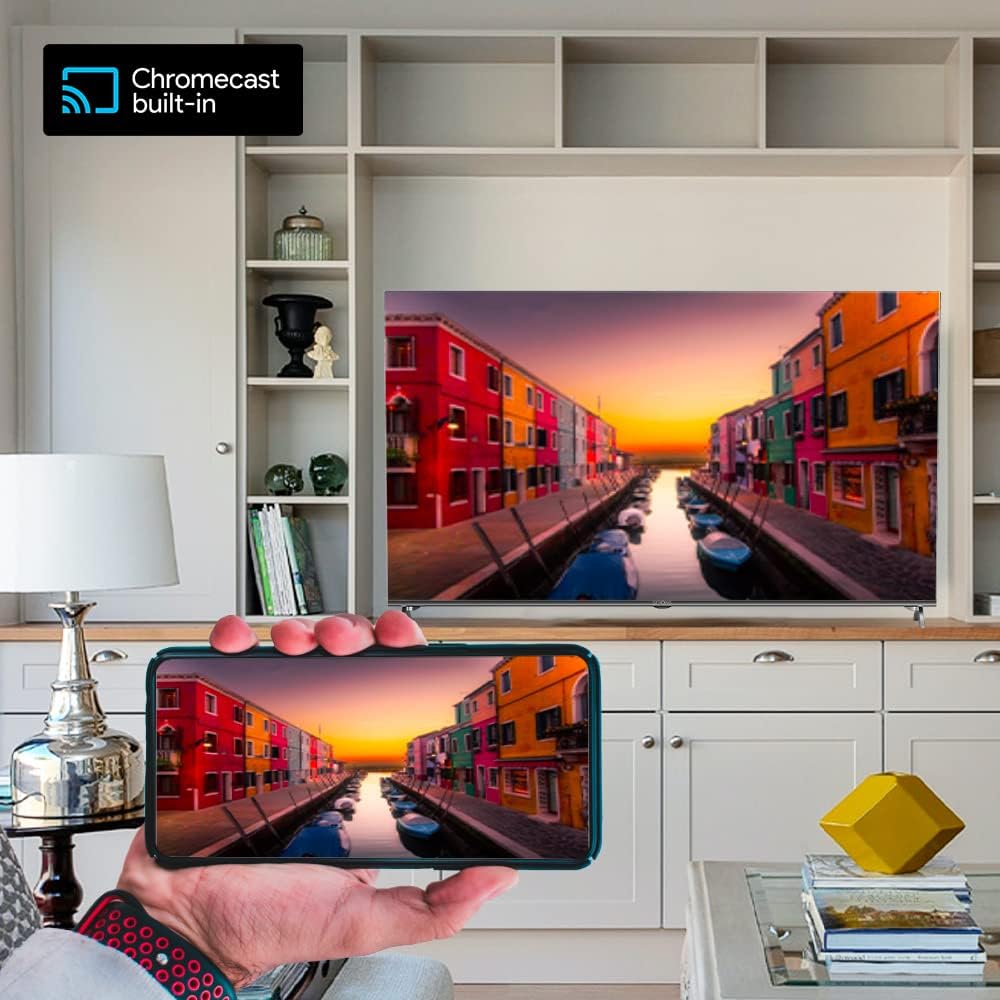 Strong - Smart TV 40″ (100 cm) Full HD SRT40FD5553 - with Android TV - Outstanding Picture Quality - Triple Tuner - 3 HDMI Ports (1 ARC) + 2 USB Ports + AV + Antenna/Satellite Input - Black