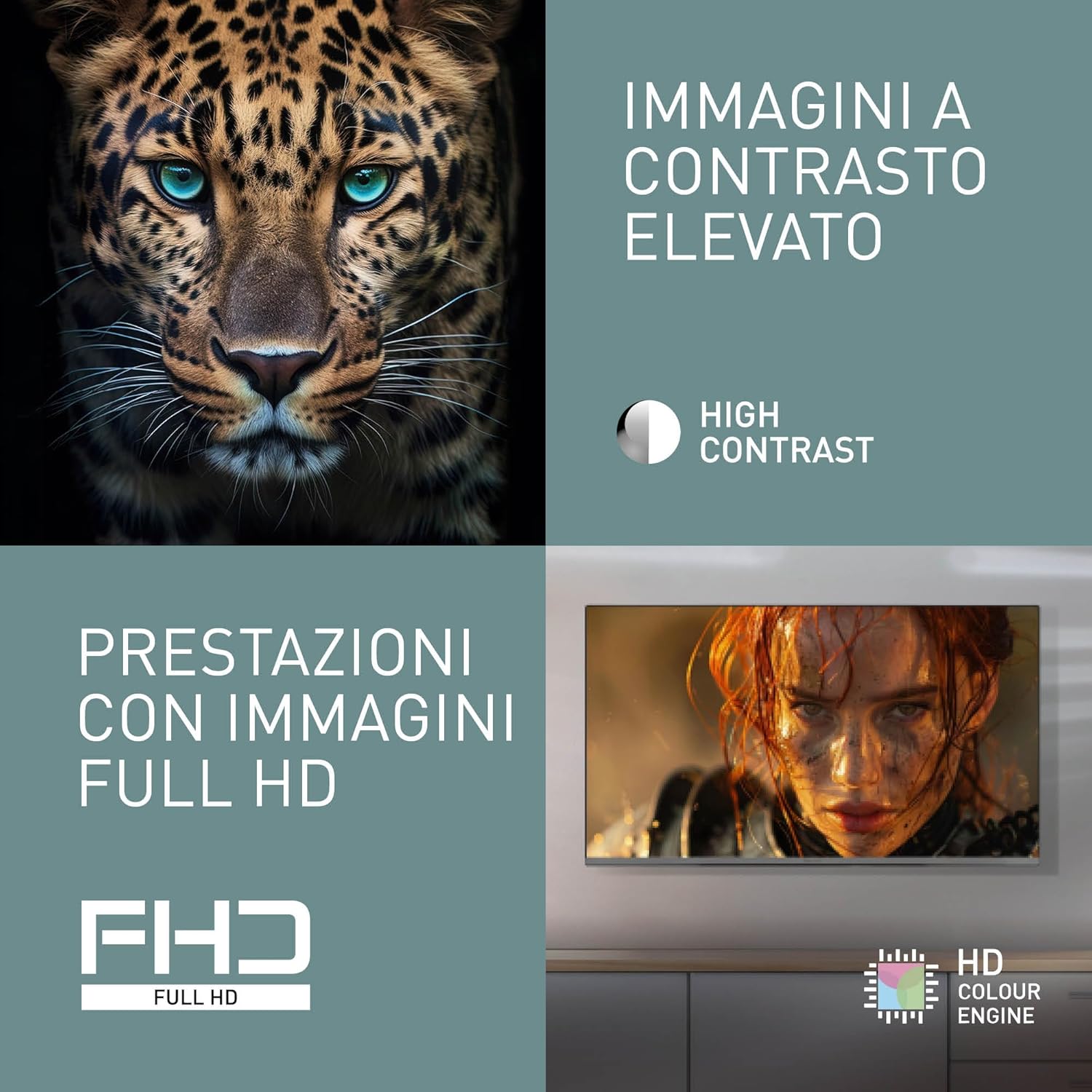 Panasonic TB-40S45AEZ, Series S45 40 Inch Smart LED TV Full HD, 2024, TiVo, Google and Alexa Voice Control, Game Mode, Media Player, HDR, HDMI, WLAN, for an Optimal Viewing Experience