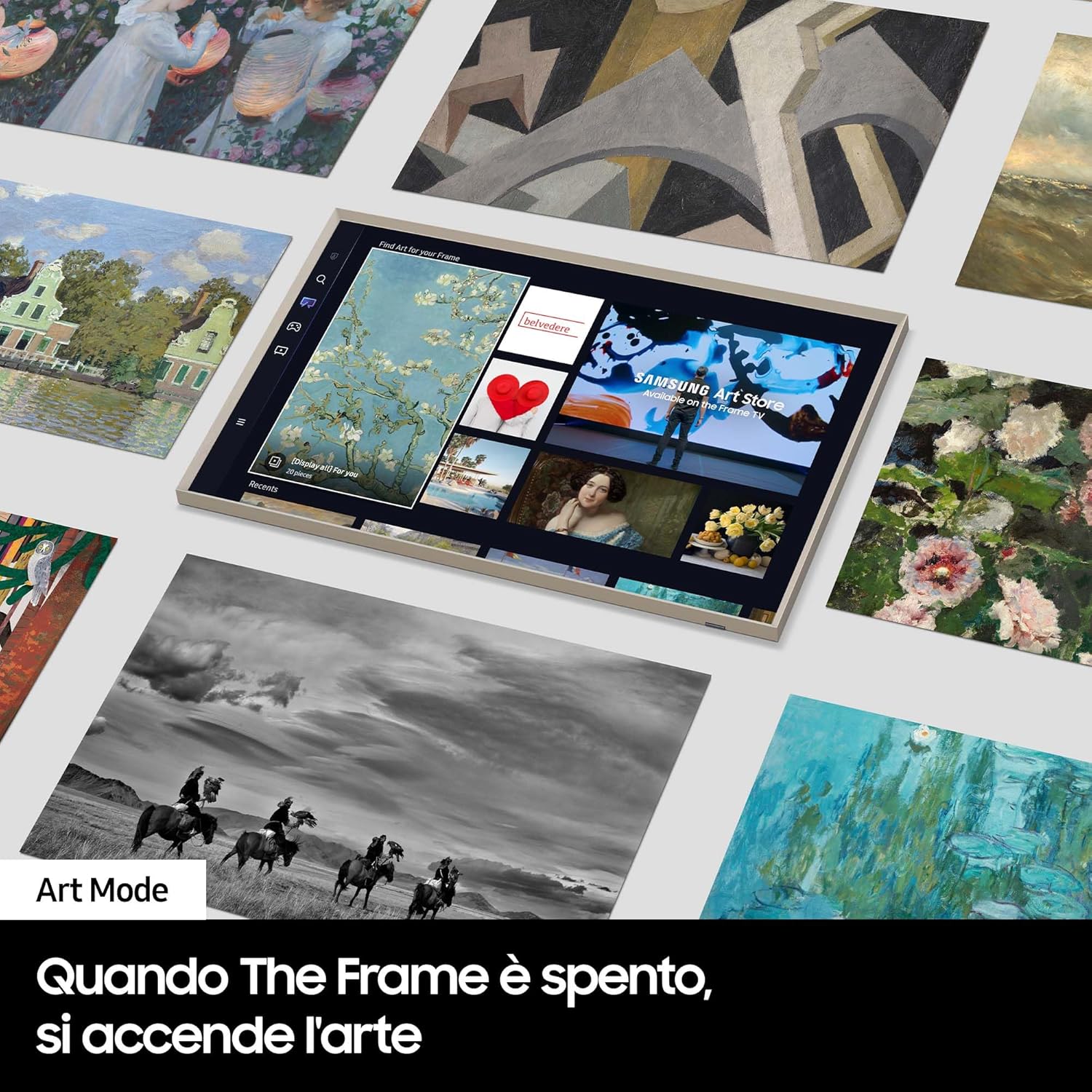 Lifestyle TV QE32LS03CBUXZT The Frame QLED Full HD, Smart TV 32