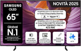OLED 4K Vision AI Smart TV 65'' QE65S85FAEXZT, NQ4 AI Gen2 Processor, 4K AI Upscaling, Glare Free, Dolby Atmos & OTS Lite, Contour Design, Entertainment Package, 2025