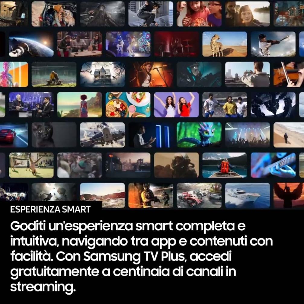 Crystal UHD 4K Smart TV 50'' UE50U8090FUXZT, Crystal 4K Processor, HDR, Smart Experience, OTS Lite & Adaptive Sound, Metal Stream Design, 2025
