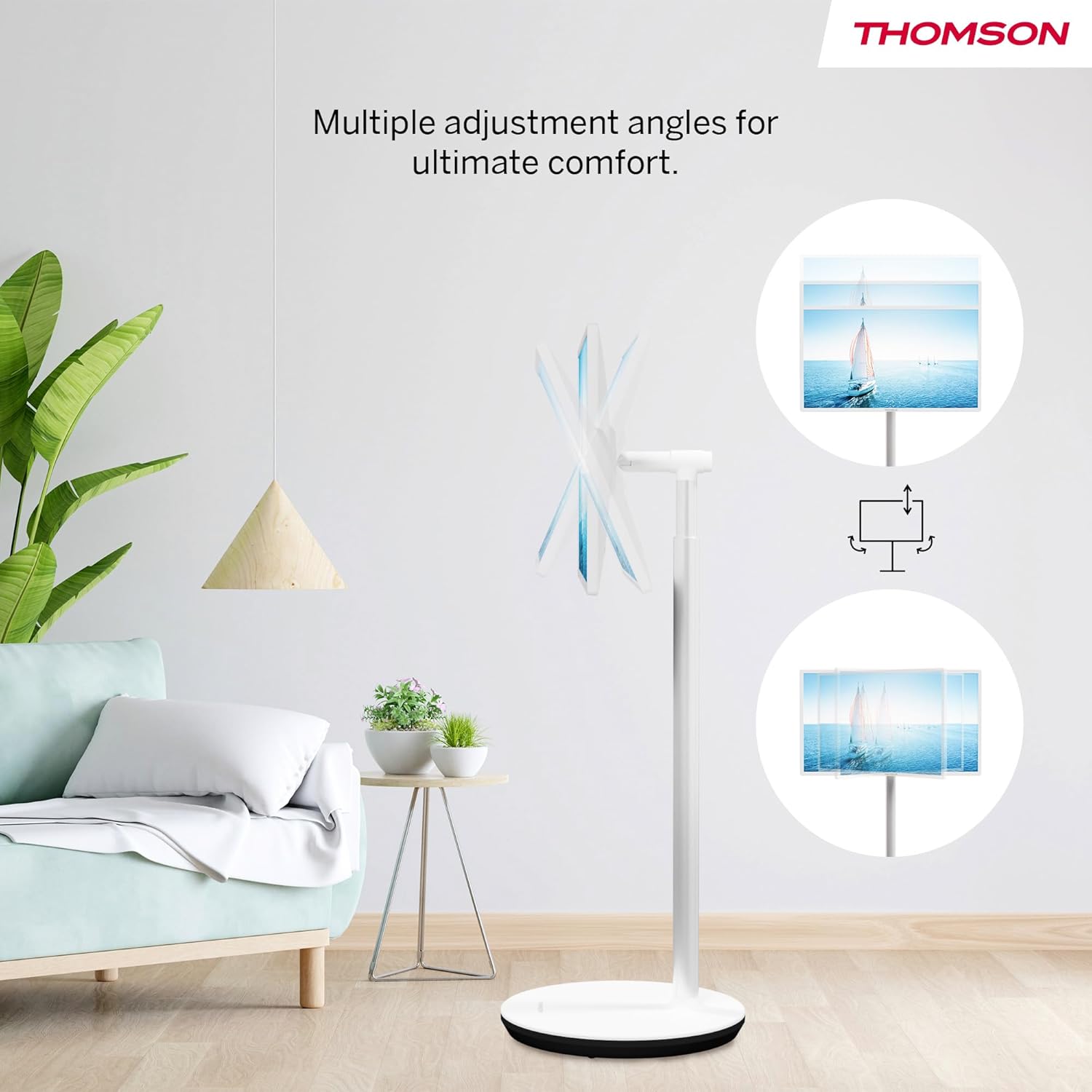 Thomson Go 32-Inch TV (81 cm), TV Android Portable - HD Ready (1366x768), Voice Control, Bluetooth 5.1, Wi-Fi, hotspot function, battery life up to 4 hours