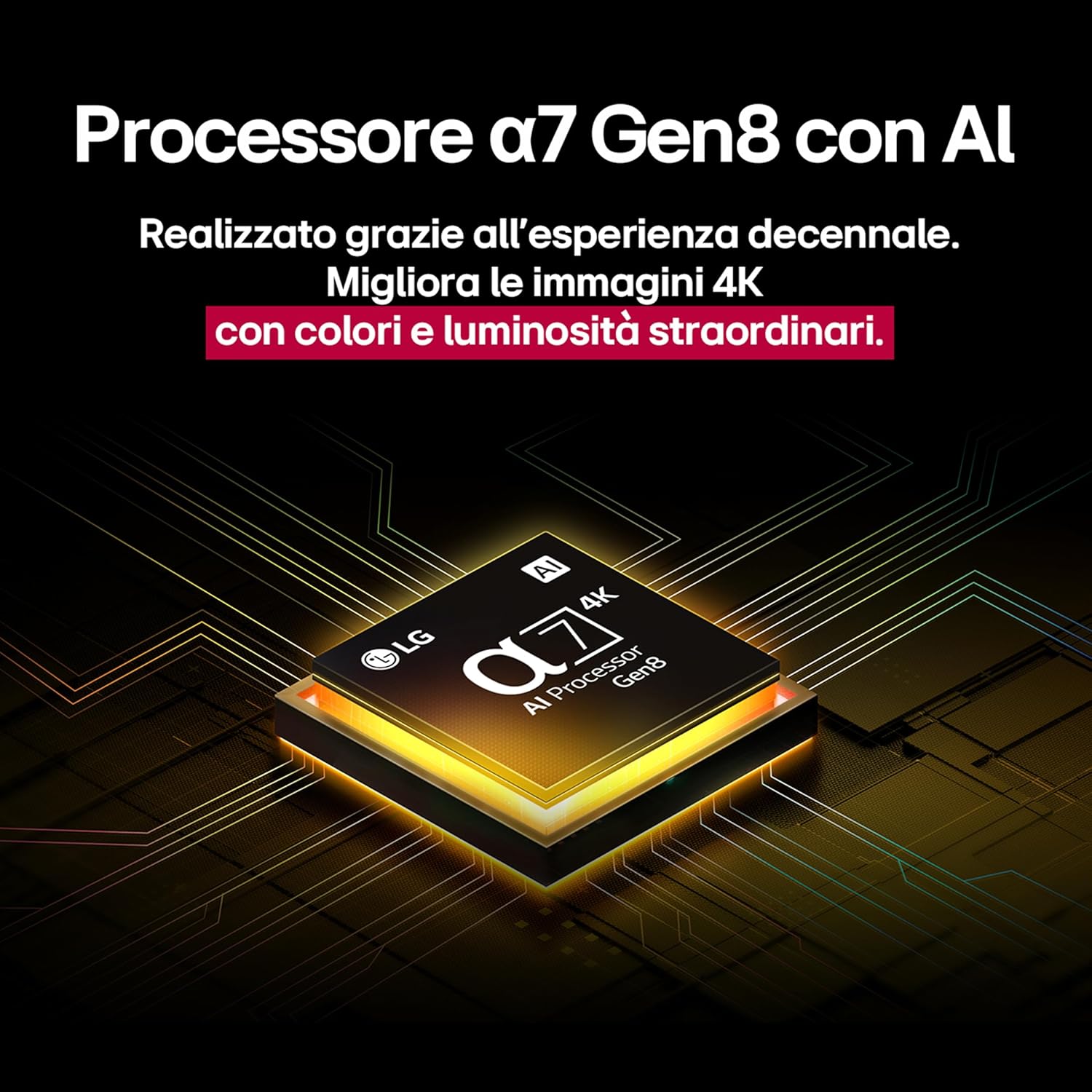 webOS UHD AI UA75 TV 43 Inch, Smart TV 4K Ultra HD, Processor α7 Gen8, webOS with AI, Filmmaker Mode, HDR10, Gaming with VRR 4K@60Hz, Game Optimizer, Wi-Fi, 43UA75006LA 2025