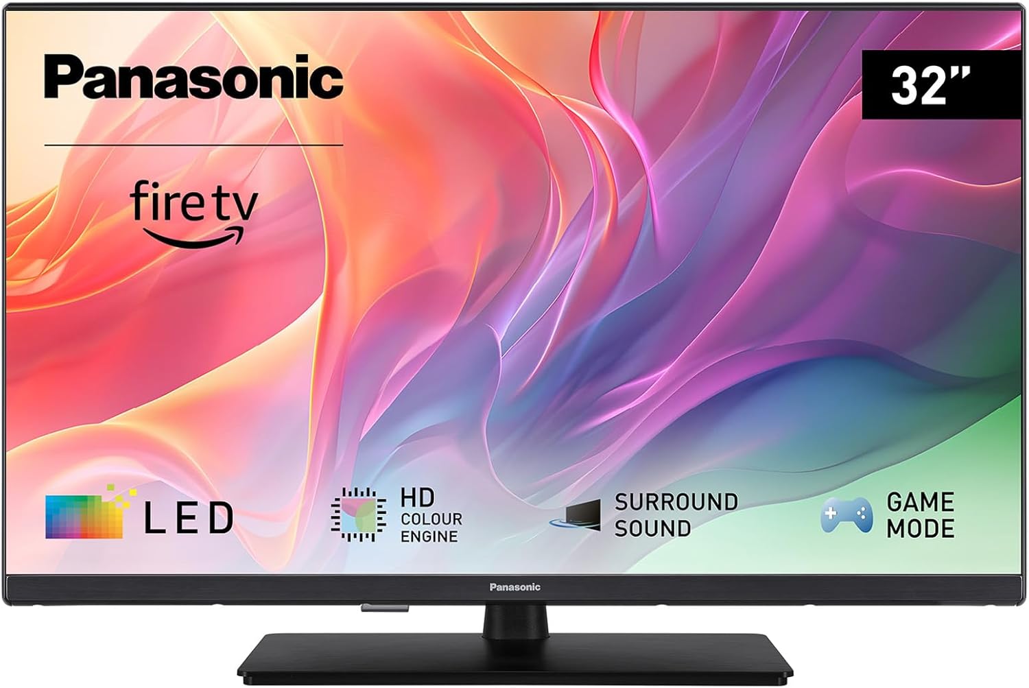 Panasonic TV-32S55AEZ, Series S55 32 Inch Smart LED TV Full HD, 2024, Fire TV, HD Color Engine, HDR, Alexa Voice Control, Game Mode, Media Player, for an Optimal Viewing Experience